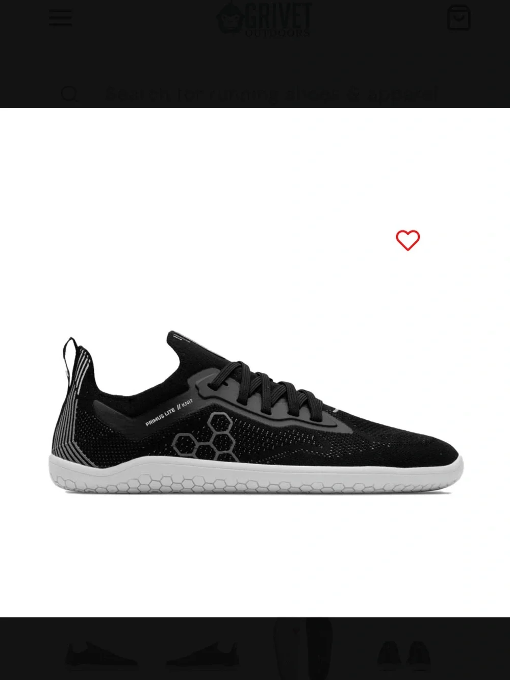 Vivobarefoot Primus Lite Knit Women’s Size 39/8